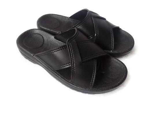 Antistatische Zwarte Pu-Pantoffelesd Cleanroom Schoenen